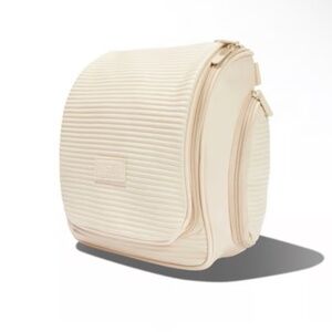 DEZI Pack It All Hanging Travel Bag Cream Organizer with 360° Hook